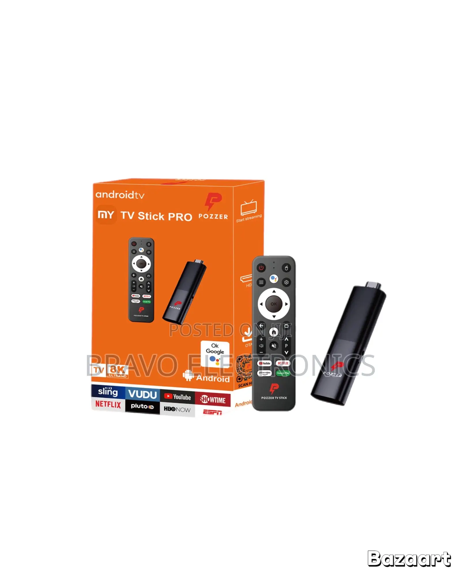 Pozzer My Tv Stick Pro – Smart Android 15 Tv Stick | Streaming