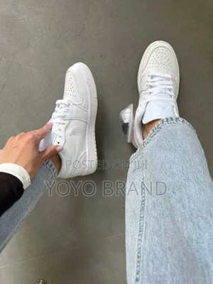 New Arrival Air Jordan Low "Triple White"For Women's Fashion.Shoes