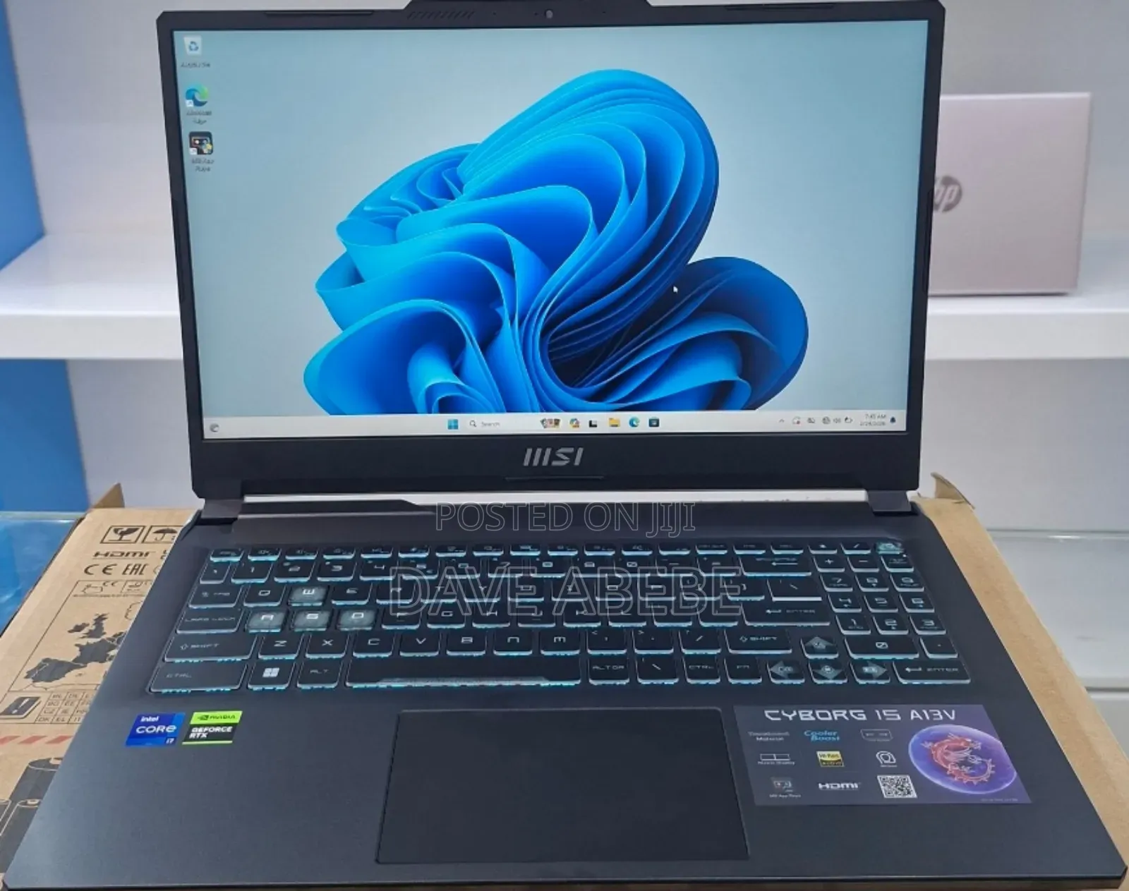 New Laptop MSI Cyborg 15 16GB Intel Core i7 SSD 1T