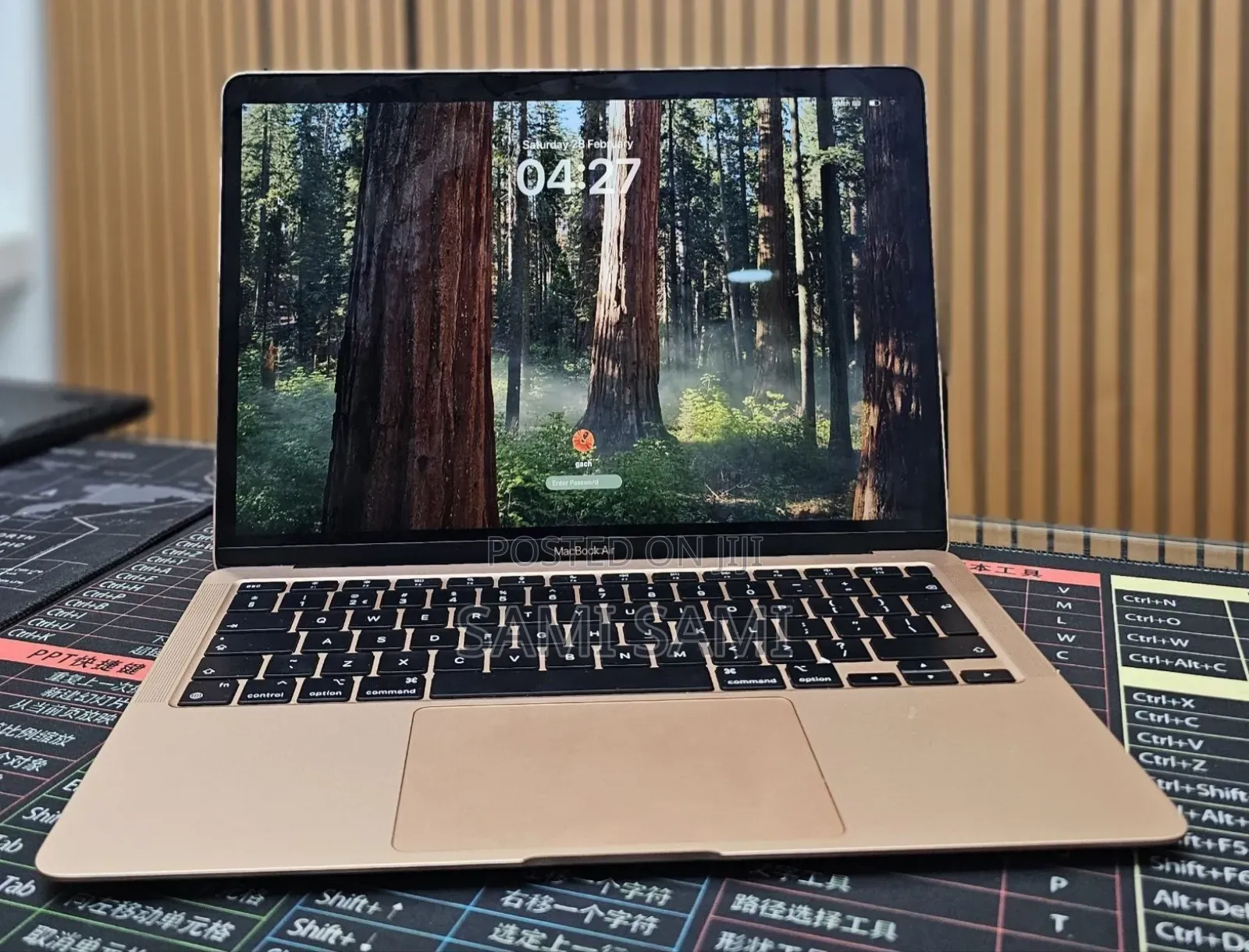 New Laptop Apple MacBook Air 2020 M1 8GB Apple M1 SSD 256GB