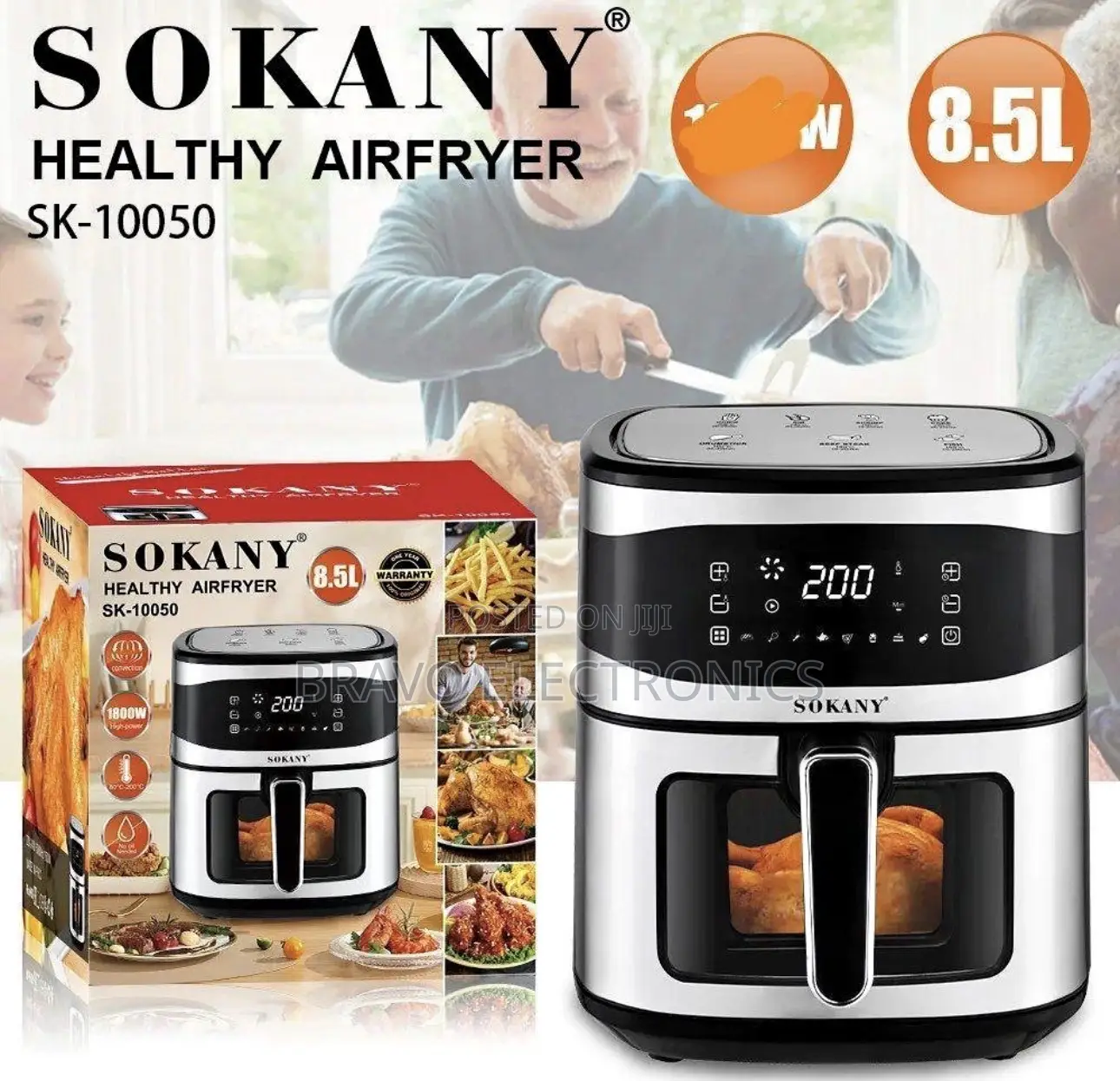 Sokany Air Fryer 8.5