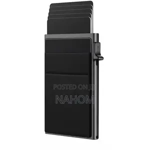 Premium Rfid Aluminum Pop‐Up Card Holder Wallet One‐Click Card Eject