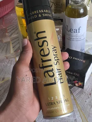 Lafresh Ultra Strong Hair Spray. For Long-Lasting Hold Shine