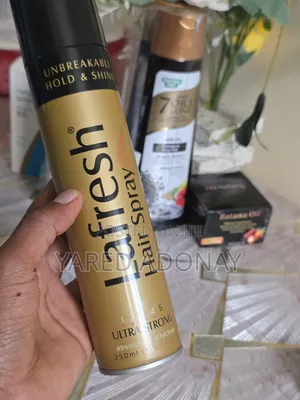 Lafresh Ultra Strong Hair Spray. For Long-Lasting Hold Shine