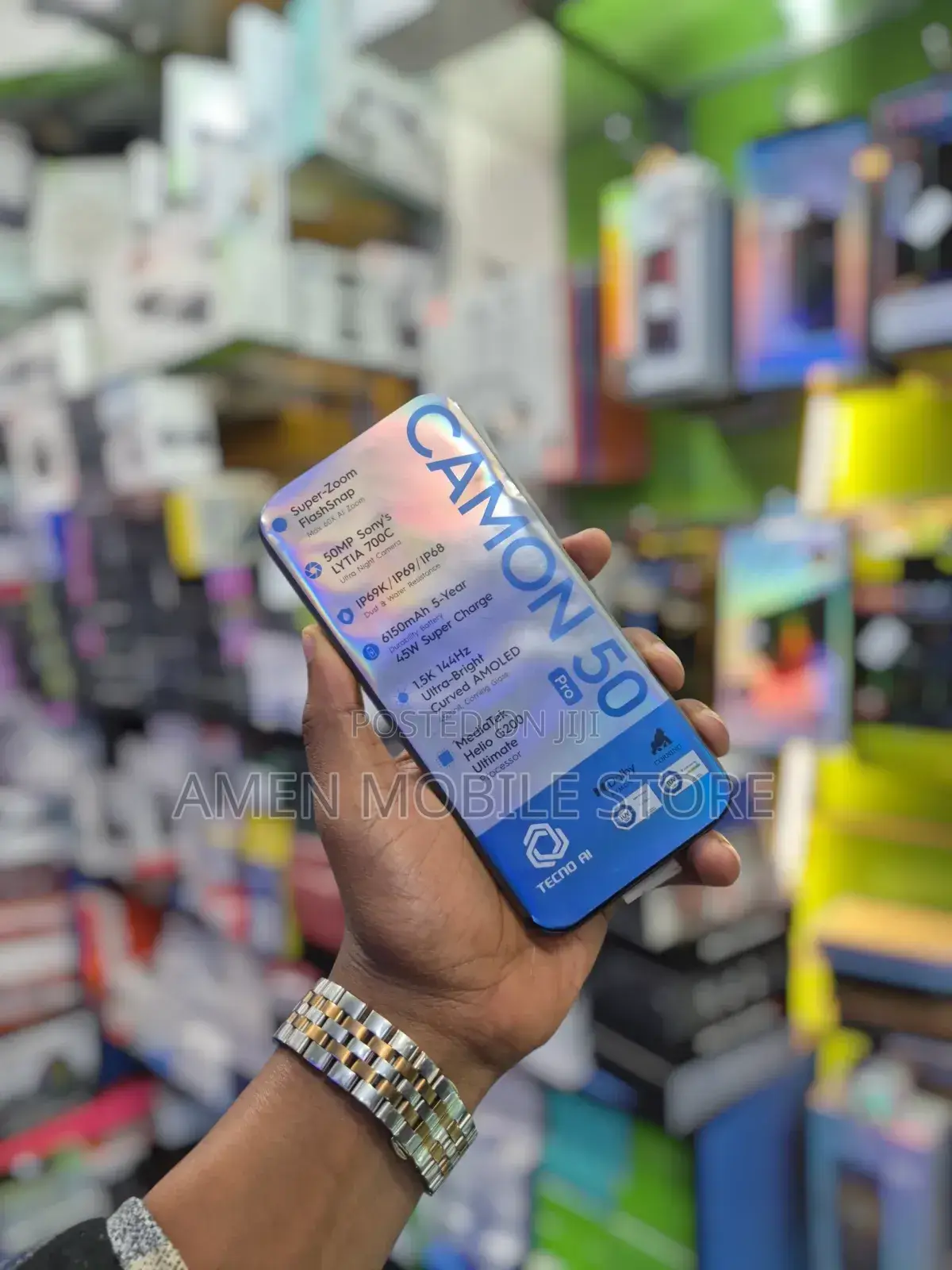 New Tecno Camon 50 256 GB Gray