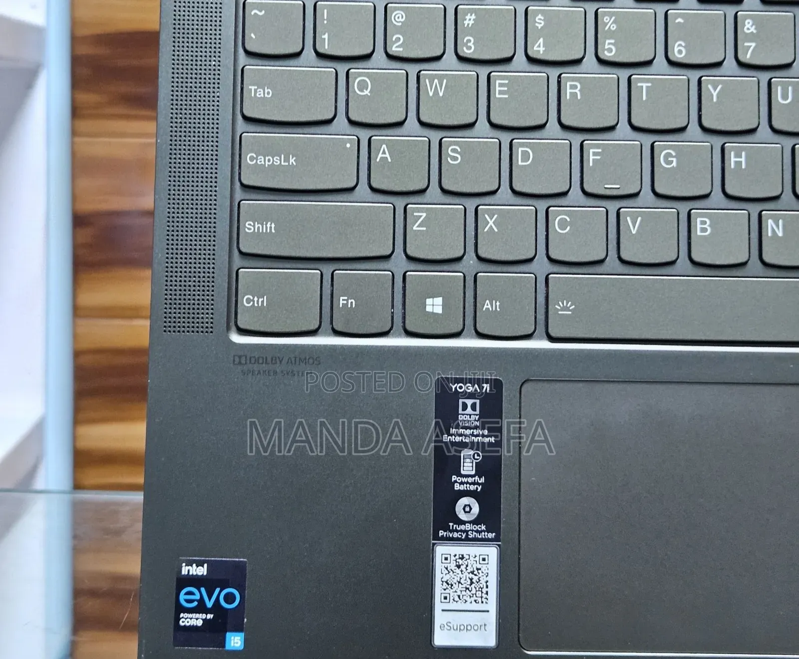 New Laptop Lenovo Yoga 7i 16GB Intel Core i5 SSD 512GB