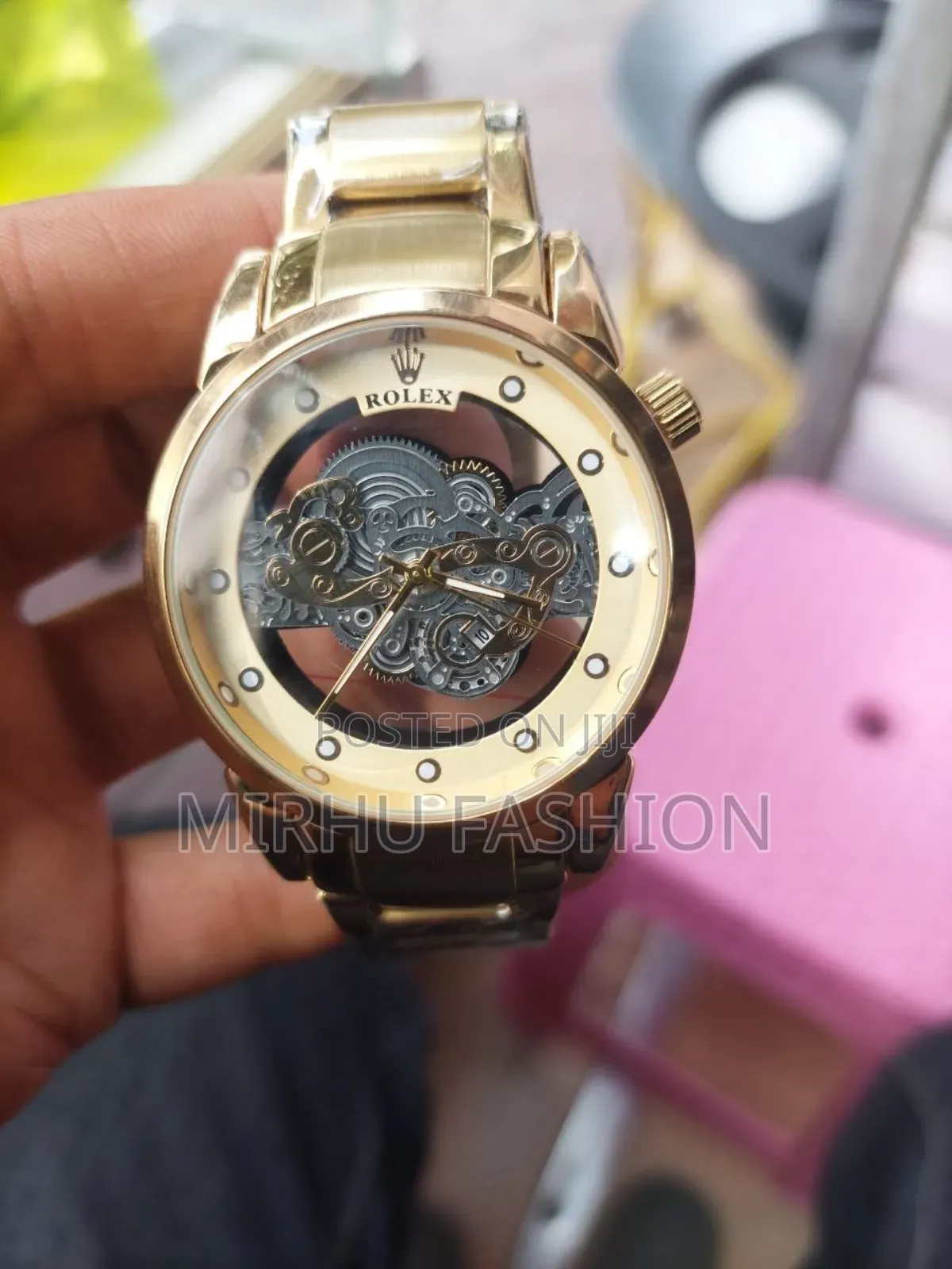 Golden Rolex Mens Watches