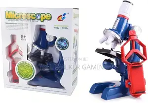 Mario Brinquedos Children's Microscope Kit Educational Scientist Toy