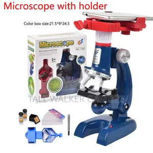 Mario Brinquedos Children's Microscope Kit Educational Scientist Toy