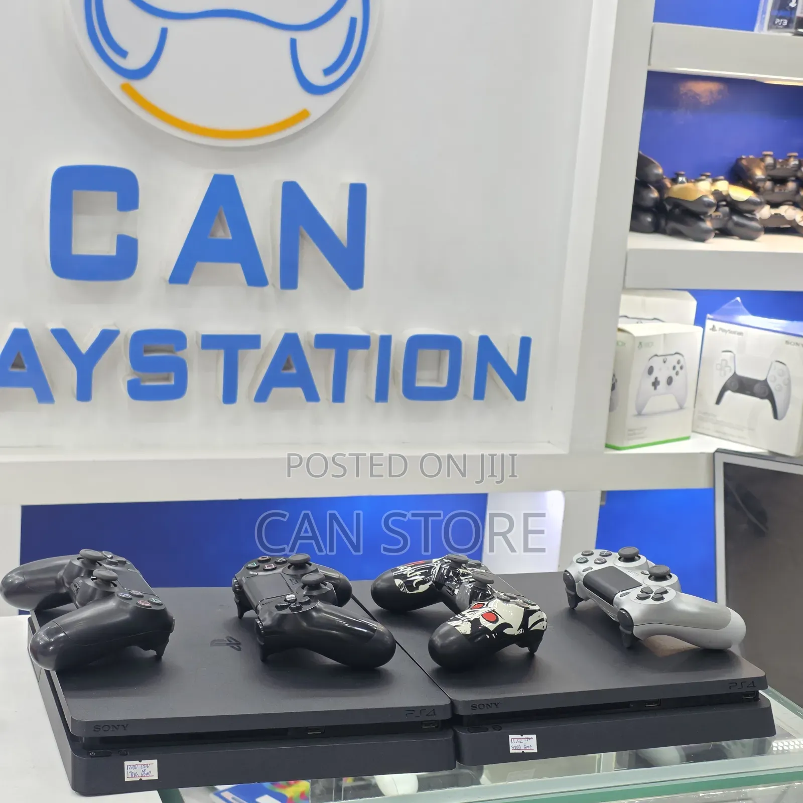 Playstation 4slim With 2controller ከሚያማምሩ Joystick ጋር
