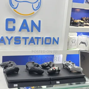 Playstation 4slim With 2controller ከሚያማምሩ Joystick ጋር