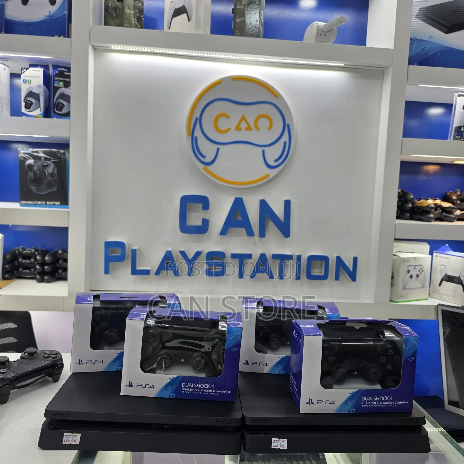 Playstation 4slim With Two Dubai Local Joystick