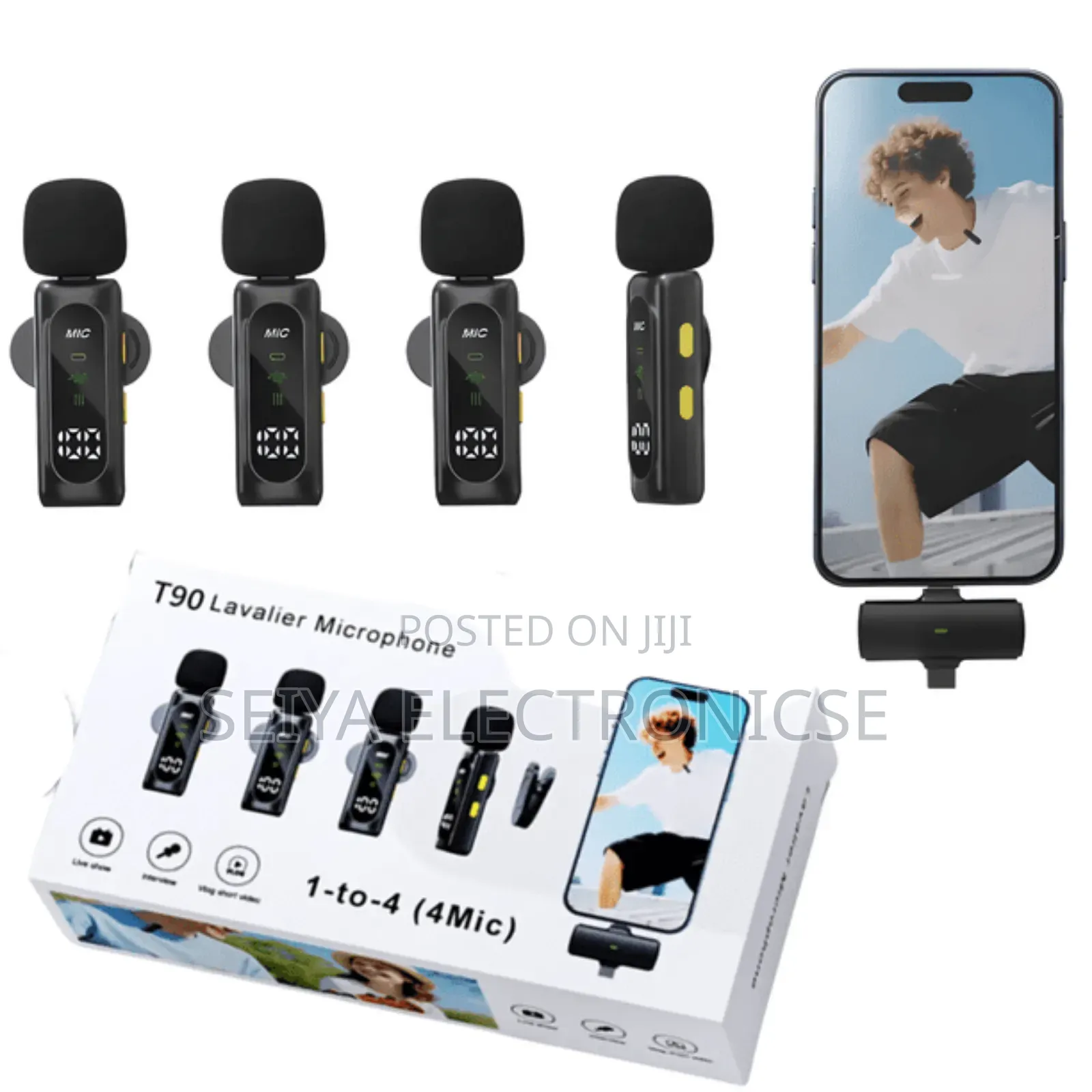 T90 Lavalier Microphone Is A Wireless,