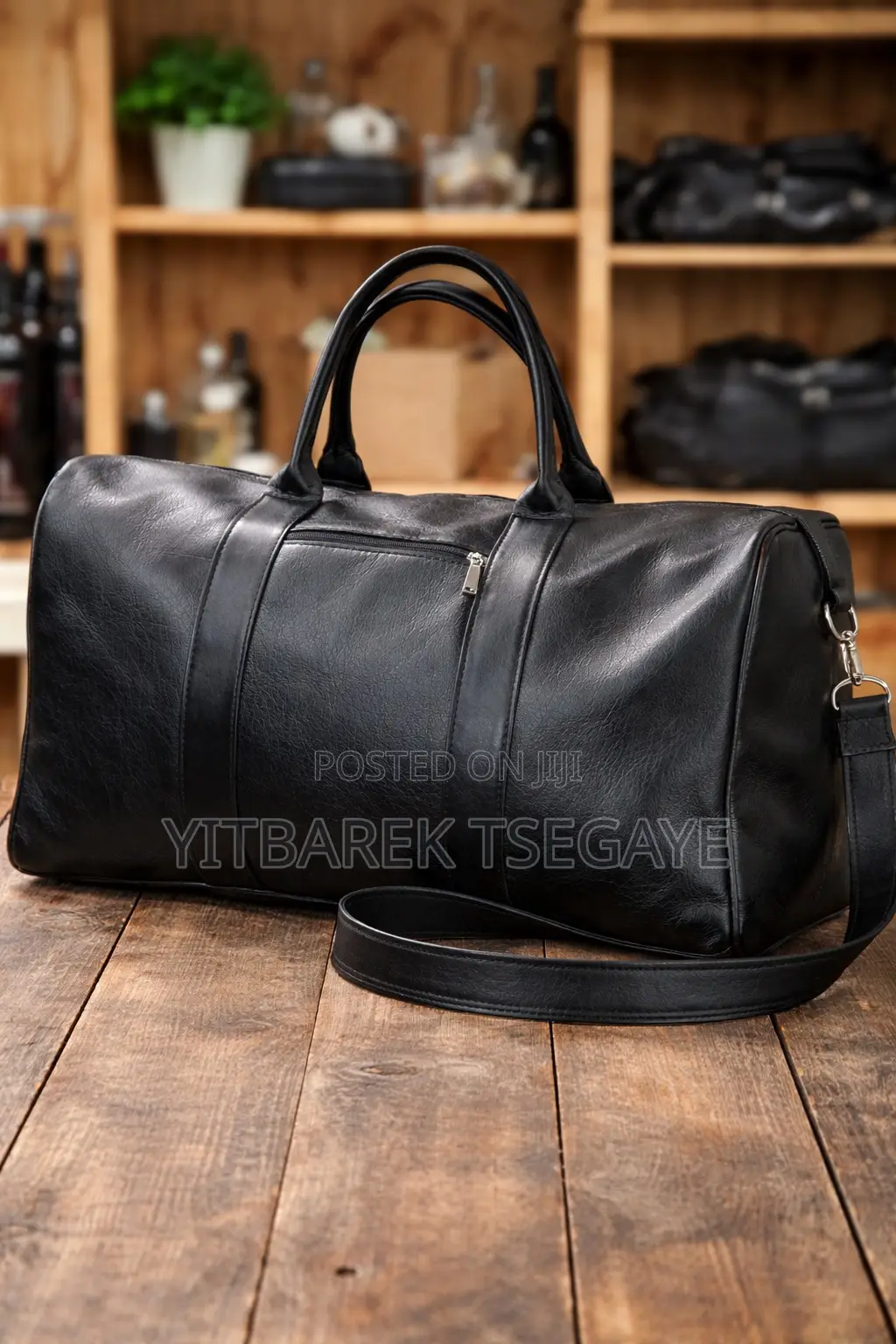 Leather Gym Bag
