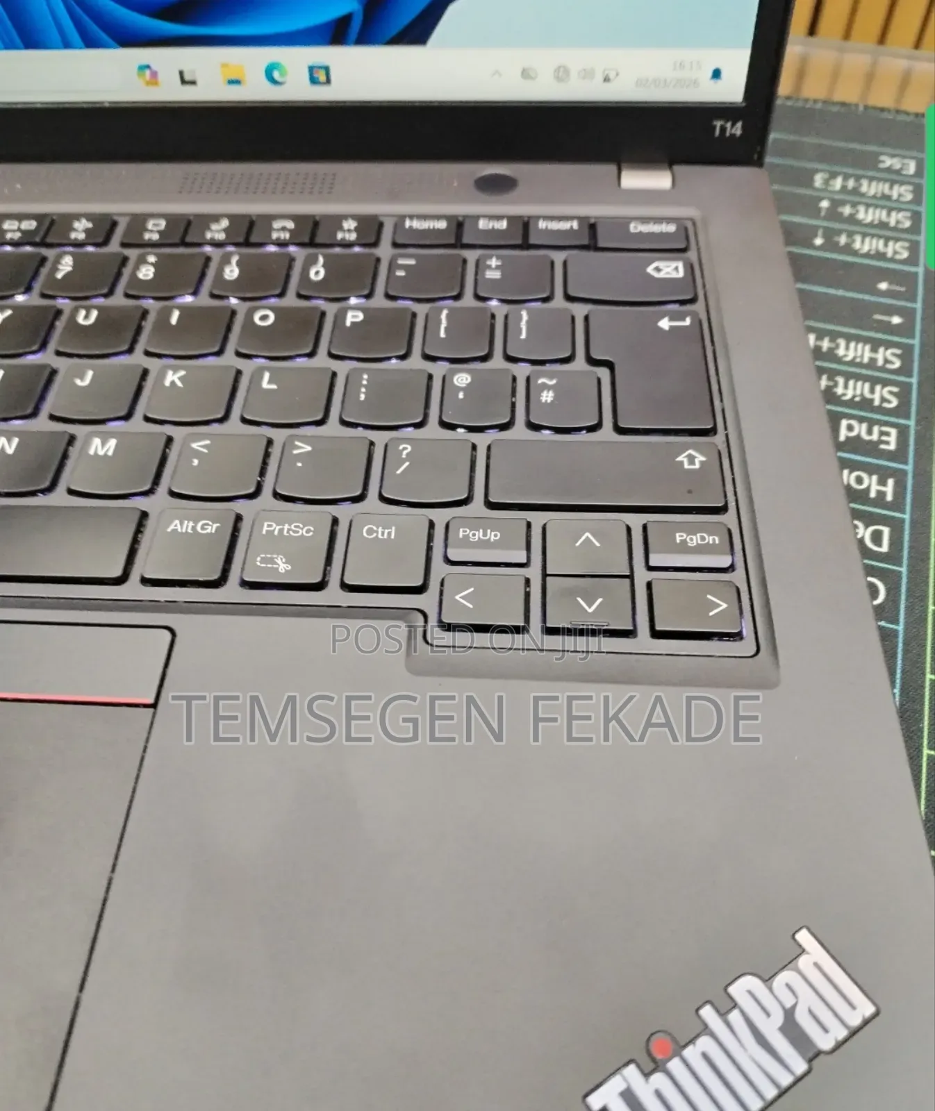 New Laptop Lenovo ThinkPad T14 16GB Intel Core i7 SSD 512GB