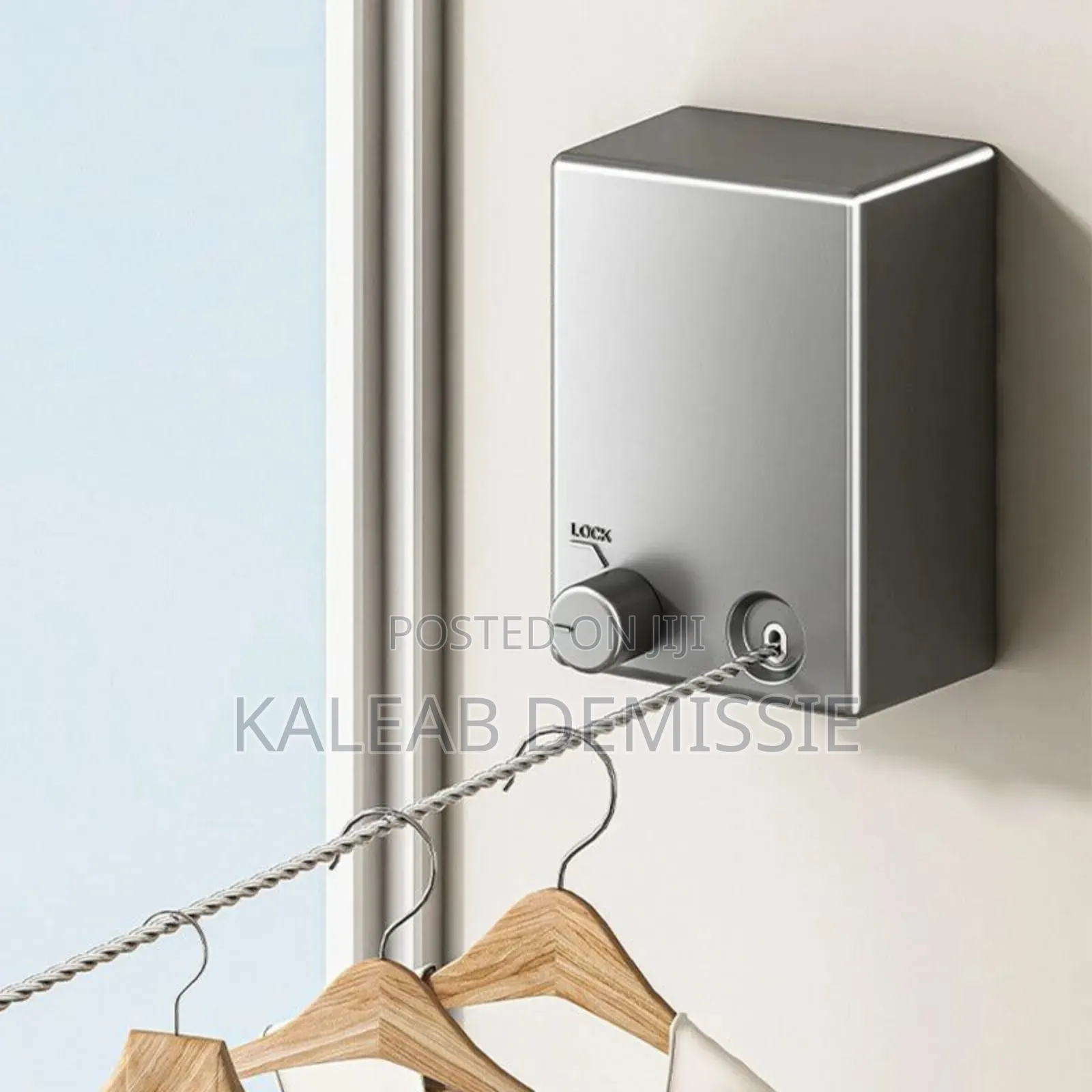 Retractable Clothesline Rope(ልብስ በትንሽ ቦታ ማድረቅ የሚያስችል አስደናቂ ማስጫ)