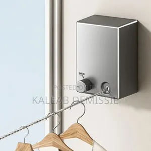Retractable Clothesline Rope(ልብስ በትንሽ ቦታ ማድረቅ የሚያስችል አስደናቂ ማስጫ)