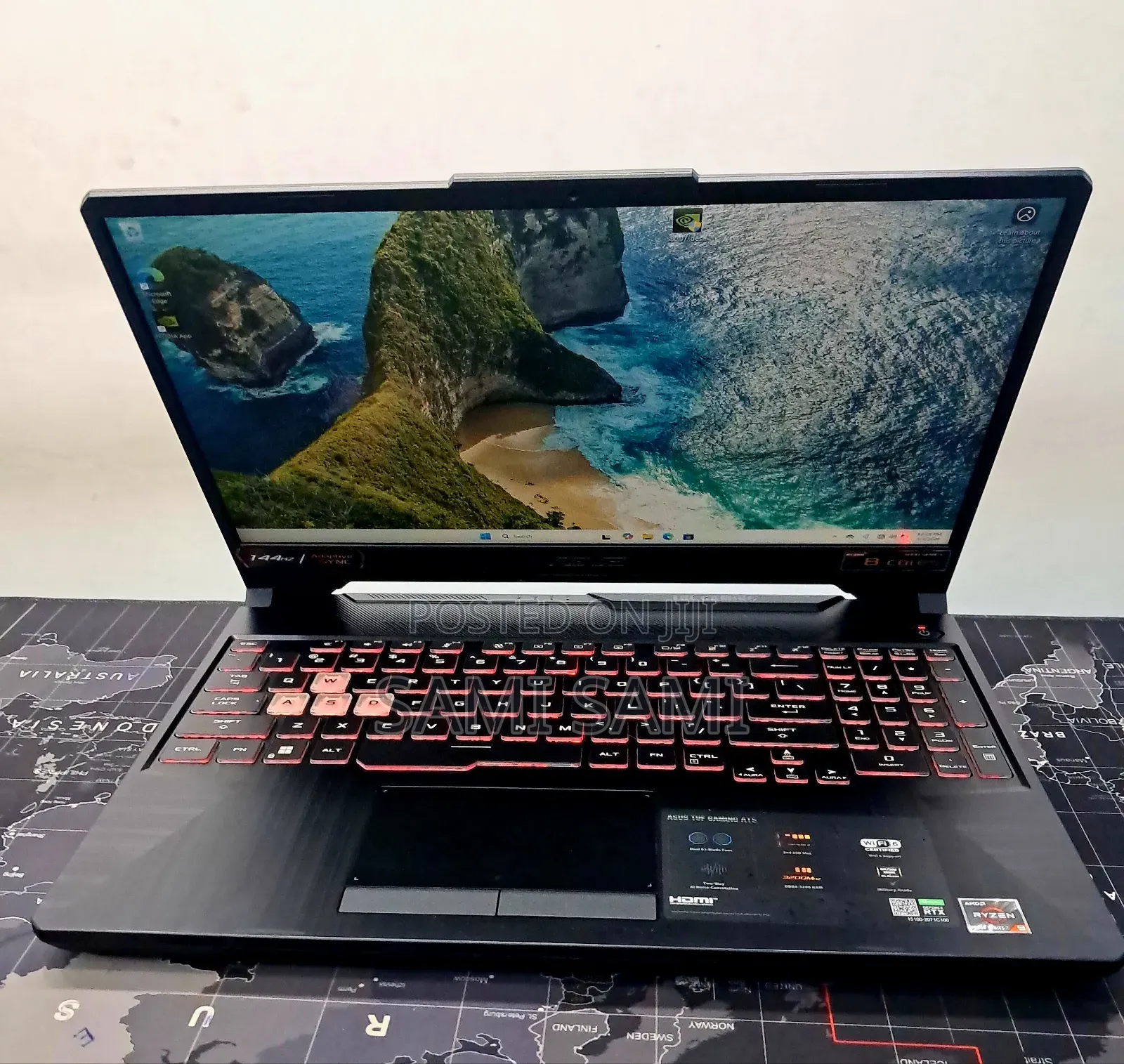New Laptop Asus TUF Gaming A15 16GB AMD Ryzen 9 SSD 512GB
