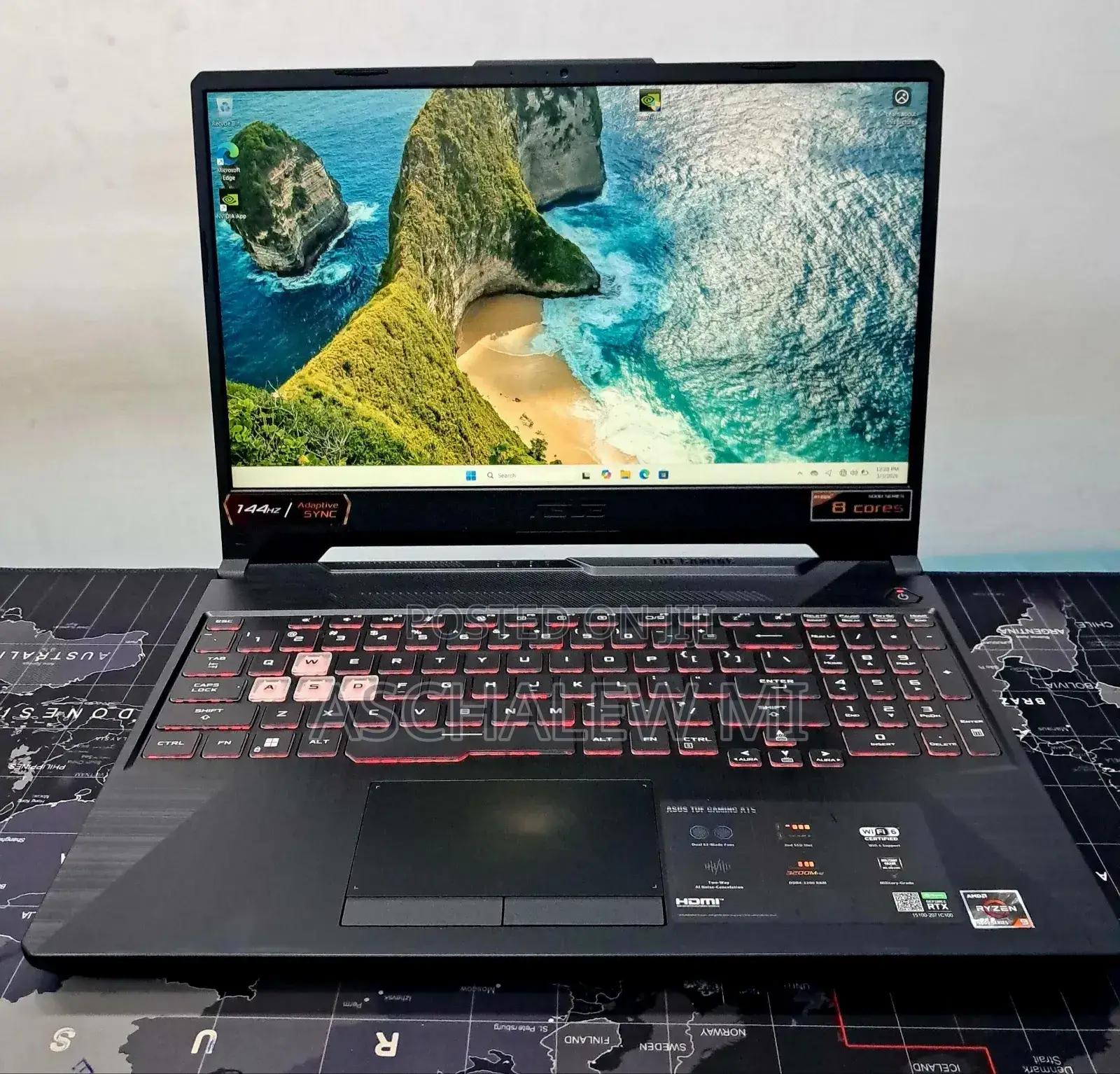 New Laptop Asus TUF Gaming A15 16GB AMD Ryzen 9 SSD 512GB