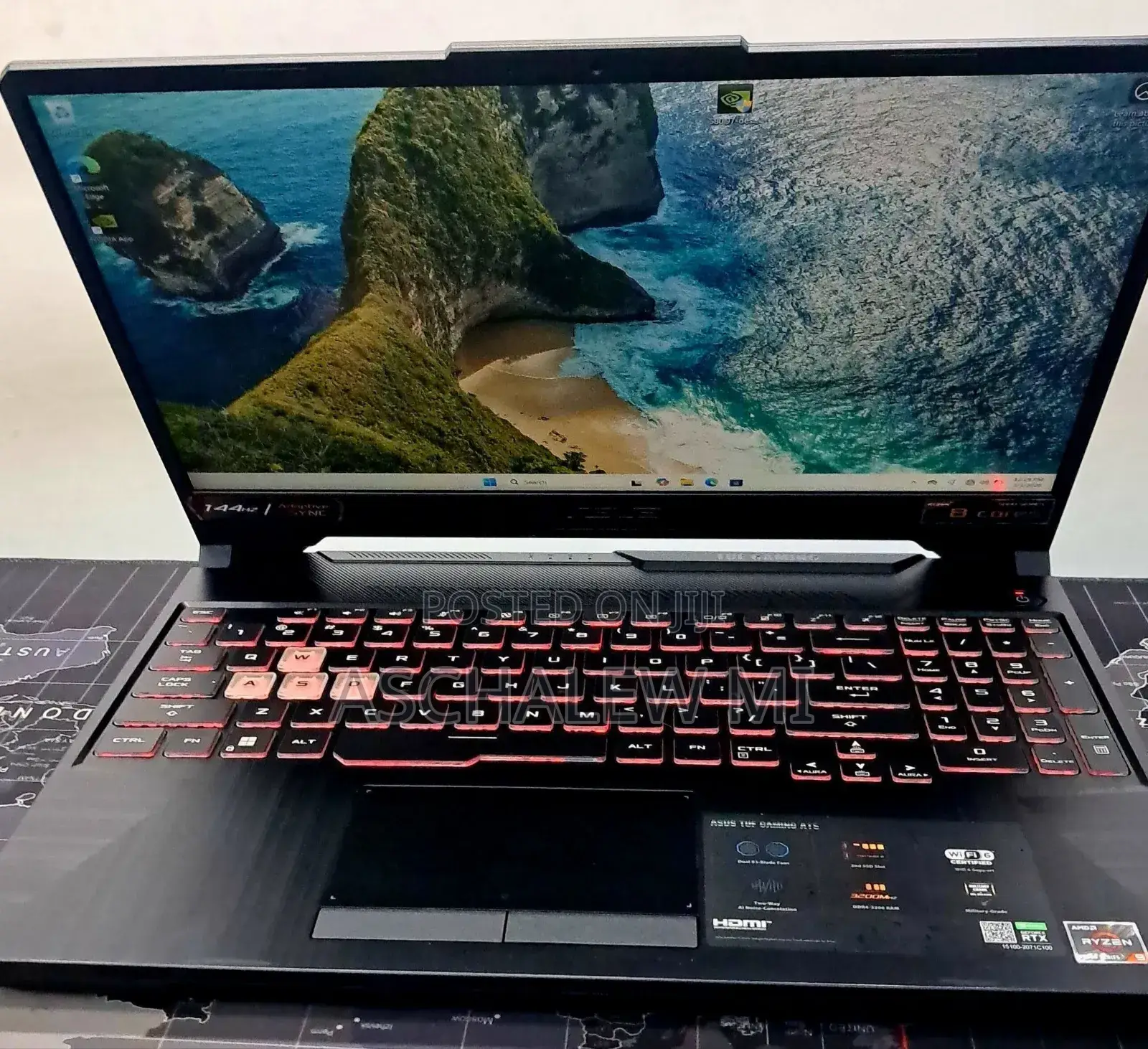 New Laptop Asus TUF Gaming A15 16GB AMD Ryzen 9 SSD 512GB