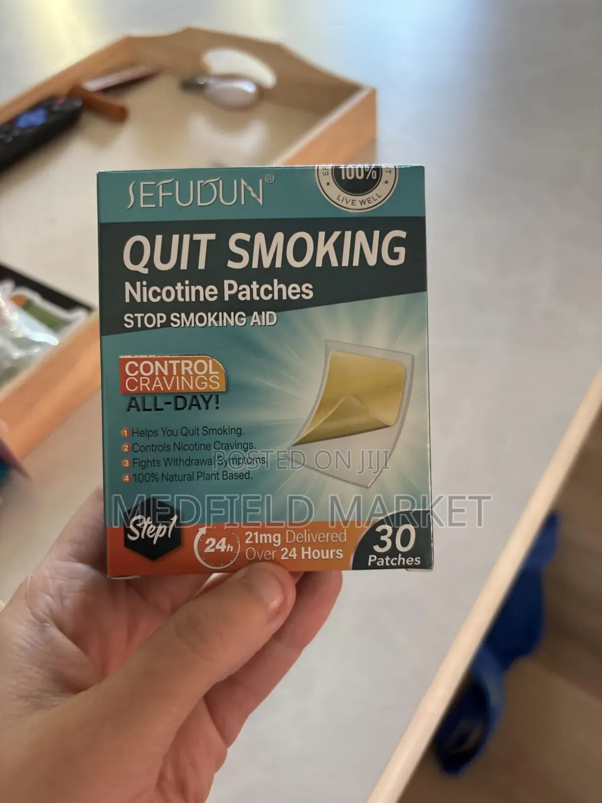 Quit Smoking Nicotine Patches 21, 14, 7mg ሲጋራ ለማቆም የሚረዳ