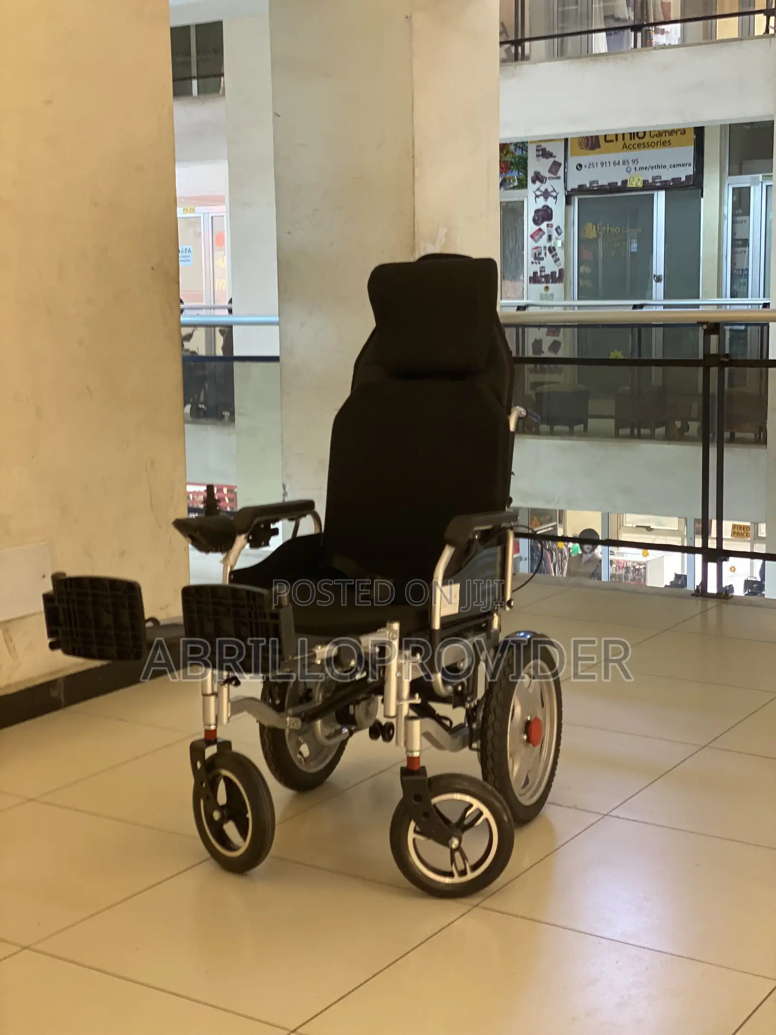 Generic Foldable Heavy Duty Electric Wheelchair Wheelchair,Black