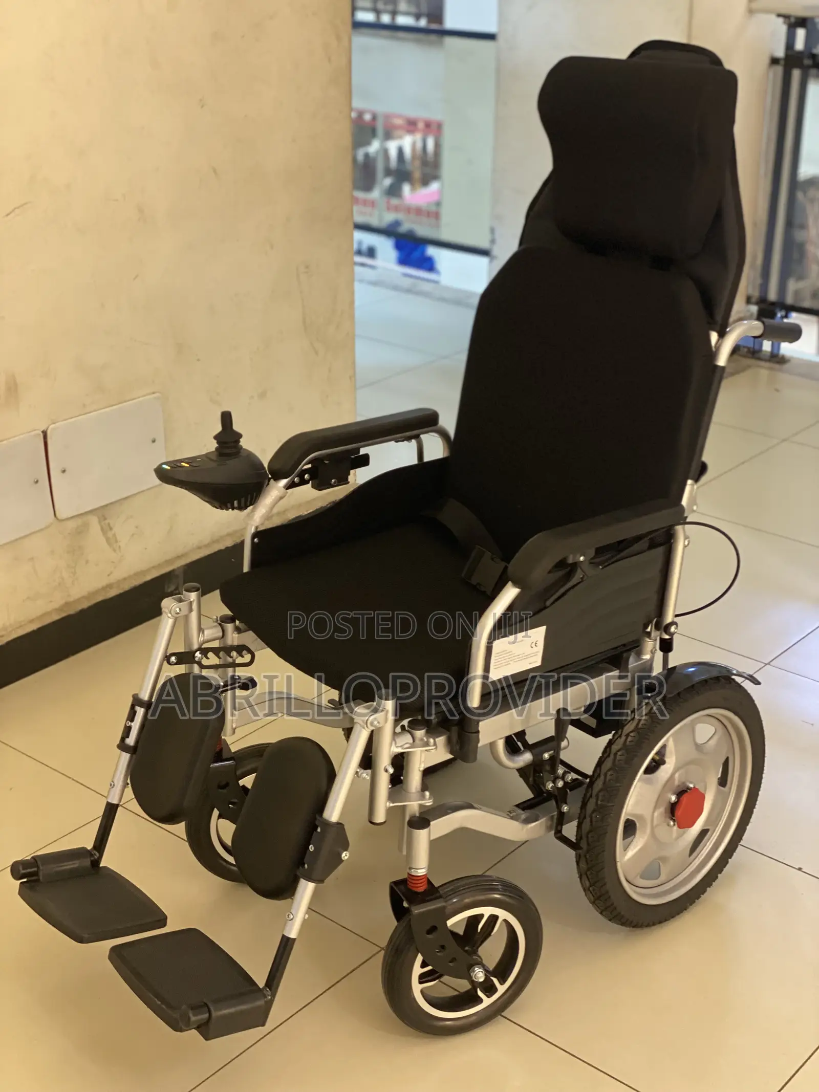 Headrest Adjustable Backrest And Pedal,Joystick, Drive With Electric