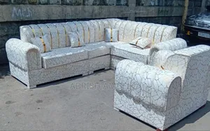 Gray White New Sofa
