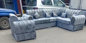 Gray Block Color Sofa