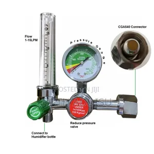 Portable Medical Oxygen Regulator - High Pressure Gauge Regulators