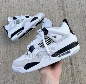 Jordan 4 Retro Military Os Black High Master Quality Made in Vietnam
