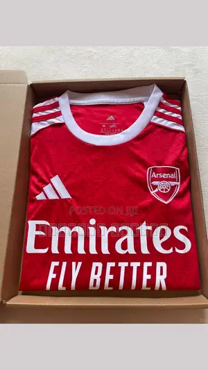 Arsenal 2025/26 Home Jersey – Brand New With Tags, All Sizes Available