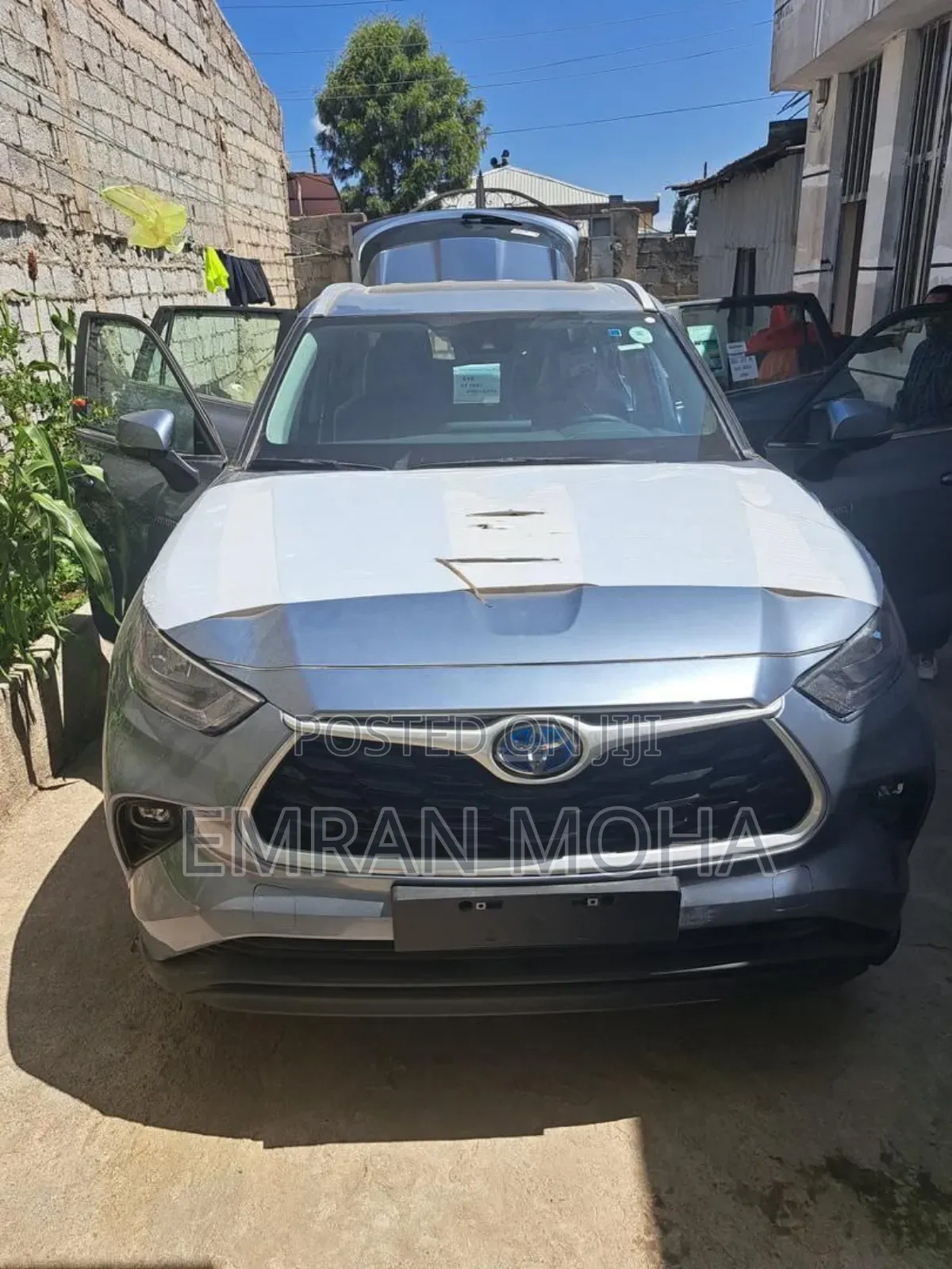 New Toyota Highlander Hybrid 2023 Blue