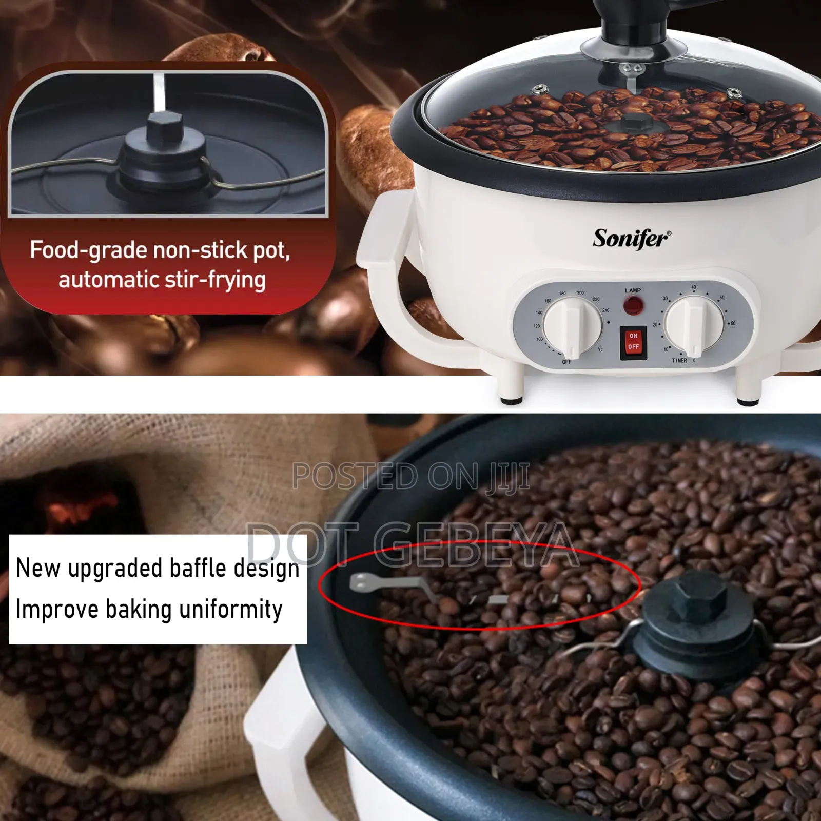 Sonifer Sf-3561 Coffee Bean Roaster.