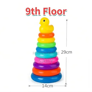 Rainbow Ring Tower Toy for Baby