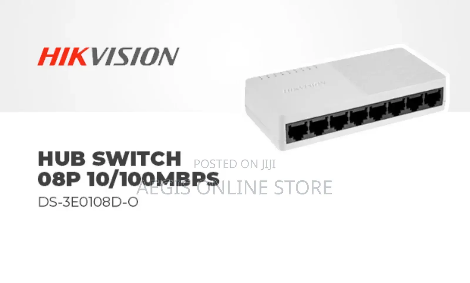 Hikvision 8-Port 10/100 MBPS Switch