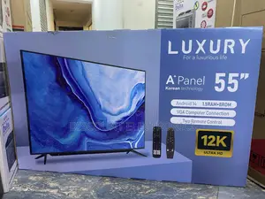 “Luxury 55” Ultra Hd Android Smart Tv – A+ Panel, Power”