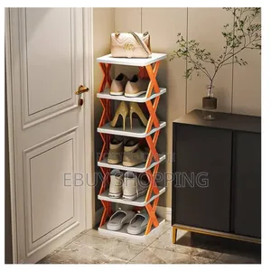 Durable Plastic 6-step Shoe Organizer – Ready To Use