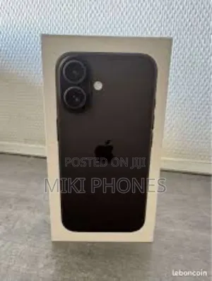 New Apple iPhone 16 128 GB Black