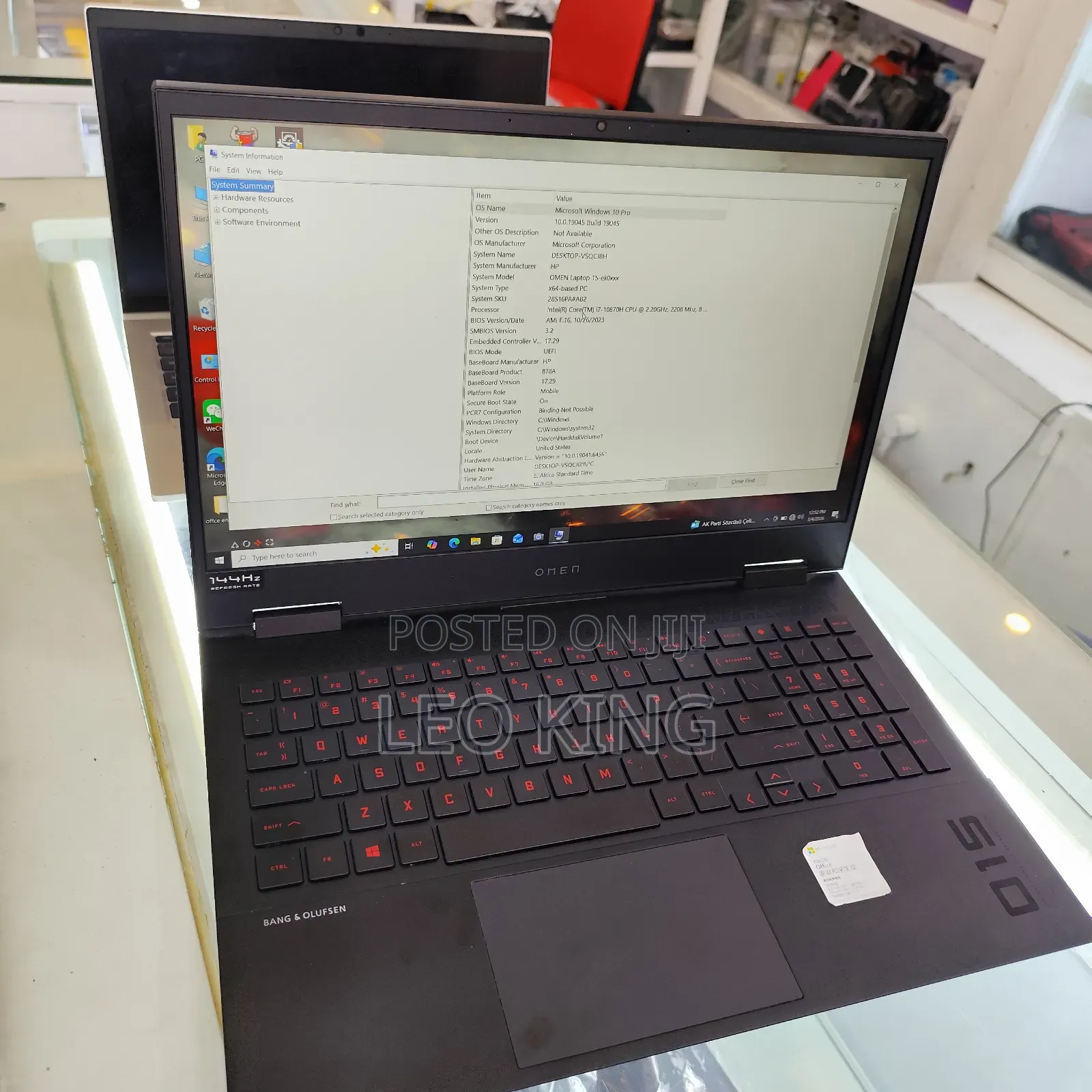 Laptop HP Omen 15-ce0xx 16GB Nvidia SSD 512GB