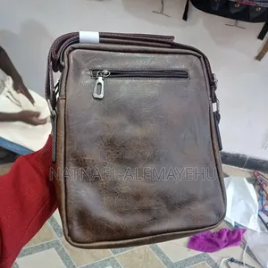 Jeep Buluo Branded Men's Leather Crossbody Shoulder Sling Bag.
