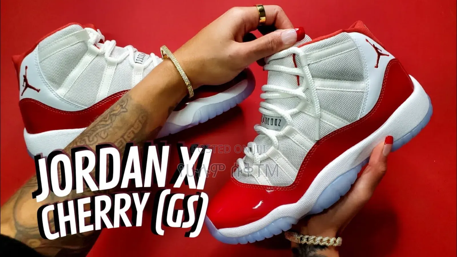 Air Jordan 11 Retro Gs 'Cherry' Men's Shoes