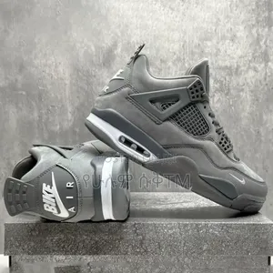 Nigel Sylvester X Air Jordan 4 Brick by Brick 'Wolf Grey' Men's Shoes
