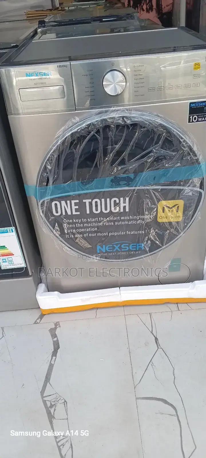 Nexser Automatic Sistem Front Washing Mashin 10 ,Okg Luder New Quality