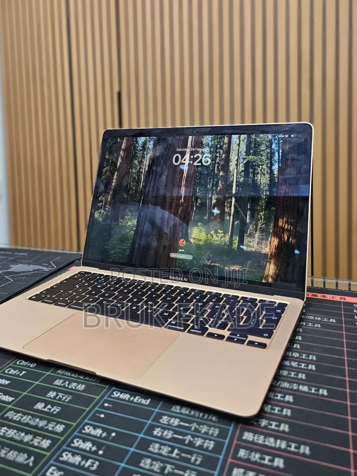 New Laptop Apple MacBook Air 2020 M1 8GB Apple M1 SSD 256GB
