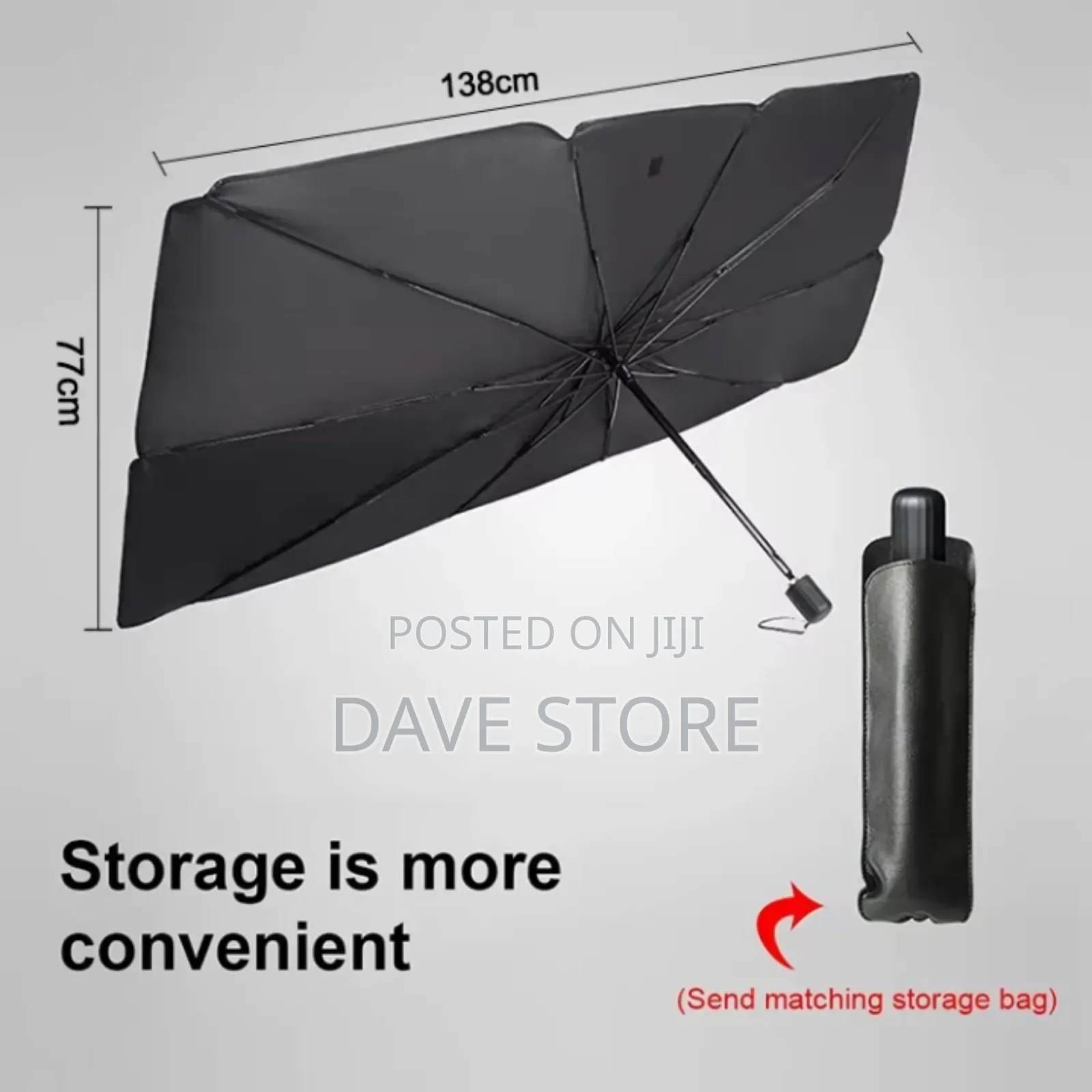 Foldable Car Sun Shade Umbrella