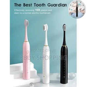 Experience Gentle Sonic Cleaning With 4 Soft Bristles
