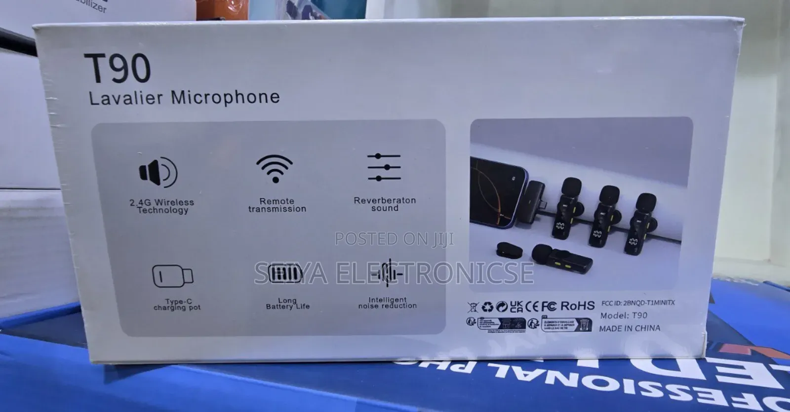 T90 Lavalier Microphone Is A Wireless,