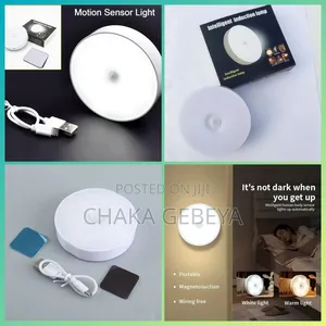 Rechargeable Magnetic Night Light With Adjustable Brightness