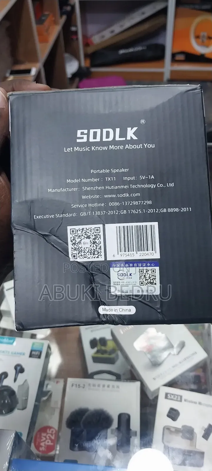 Sodlk Tx11 Wireless Speaker